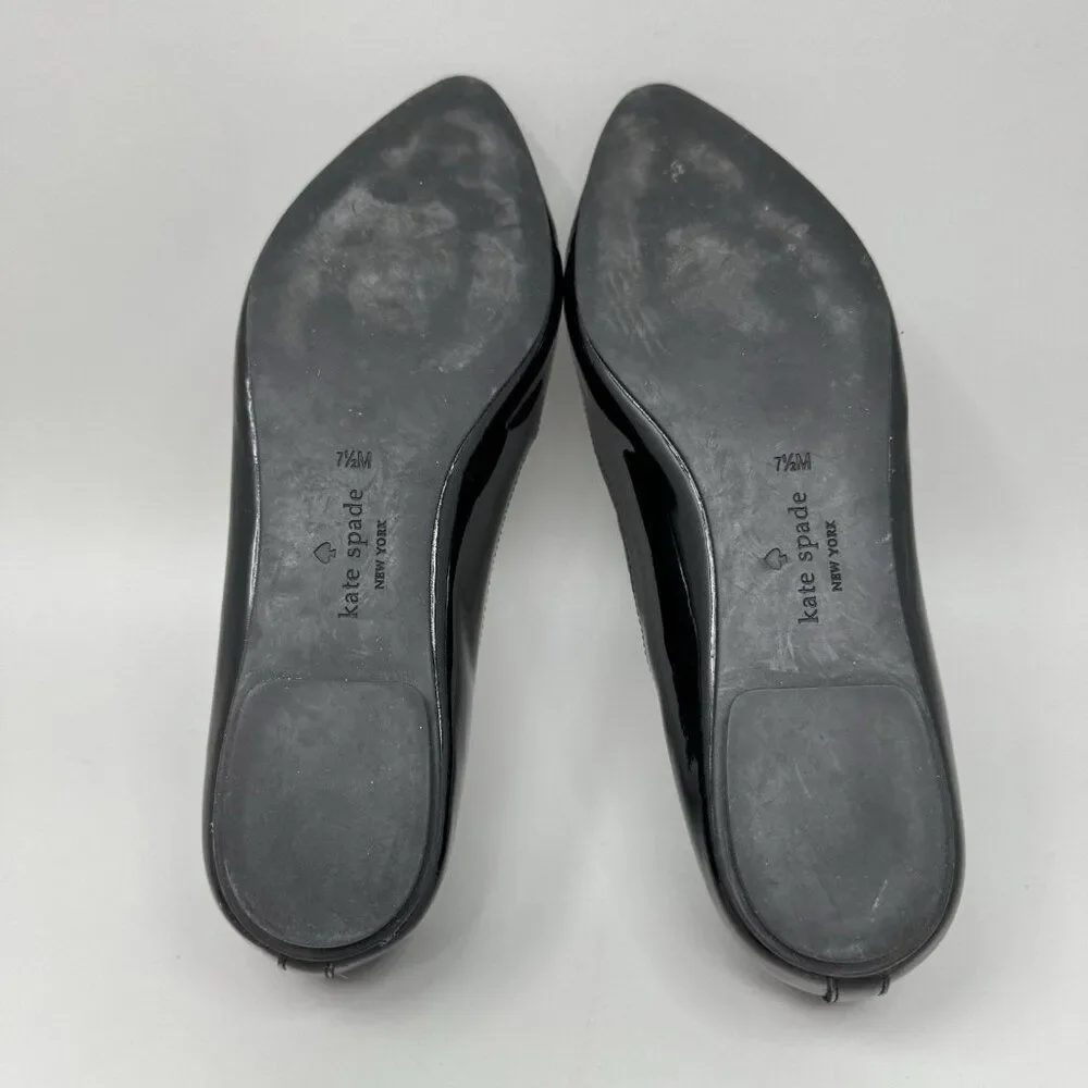 Kate Spade New York Womens Eleni Flex Bow Heel Kitten Heels Shoes Size 7.5M